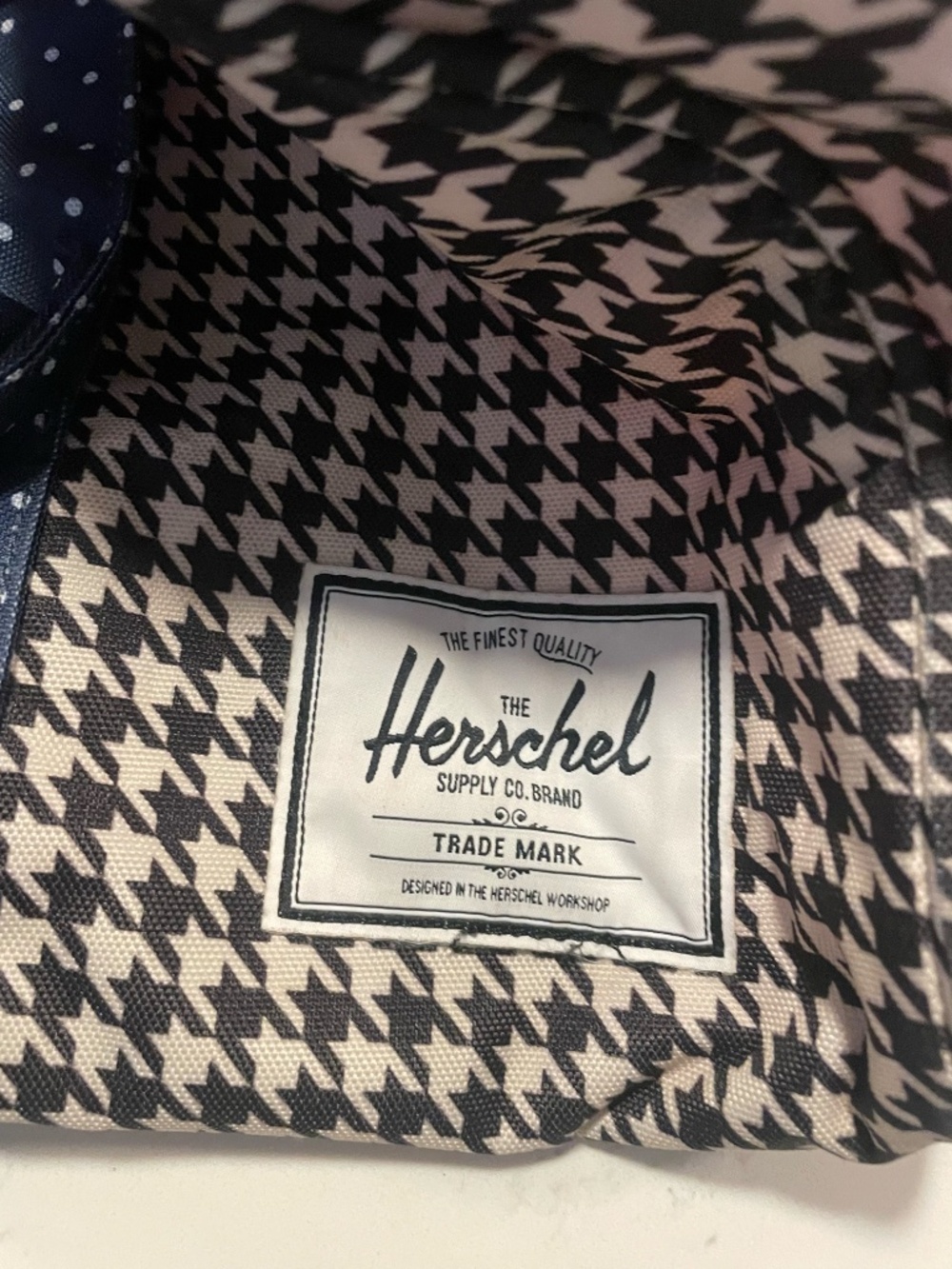 Hershel Supply Co Strand Duffel Bag in Houndstooth and Polka Dot - Picture 8 of 8